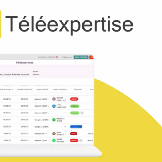 Tableau de bord téléexpertise